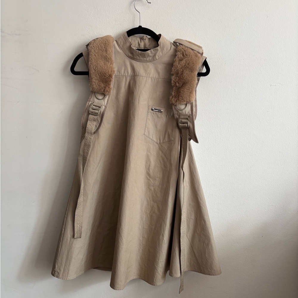 Private policy faux fur swing harness dress. Size S. Insanely cool.